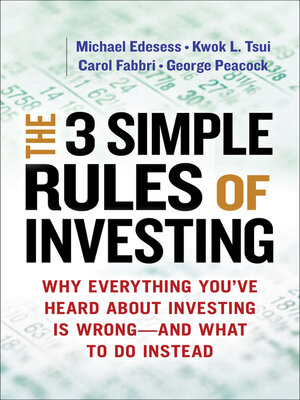 cover image of The 3 Simple Rules of Investing